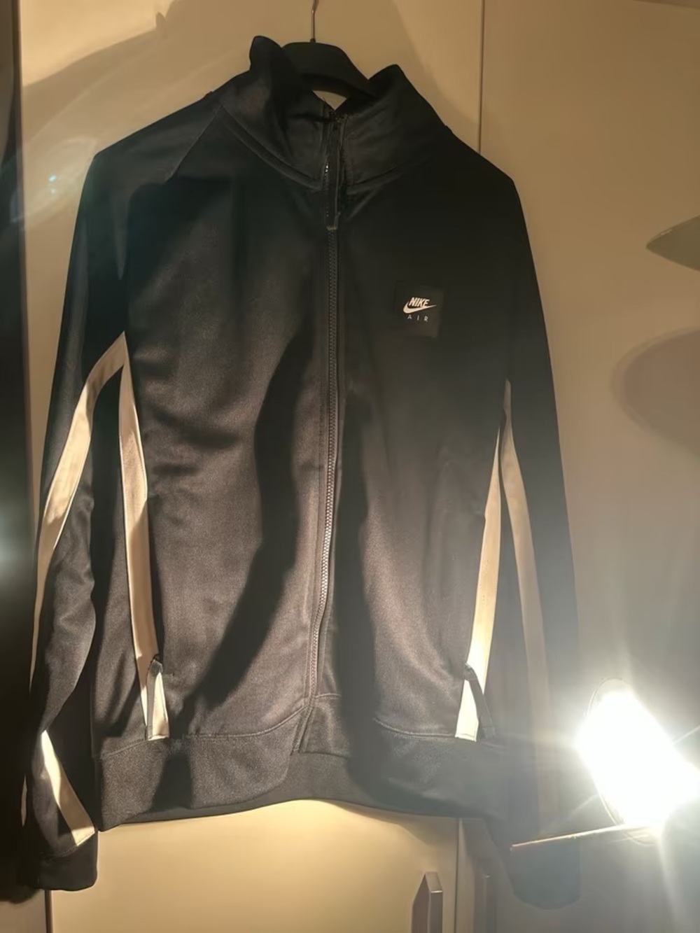 Nike Women’s Black Jacket with White Panels